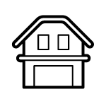 Residential Roofing Icon